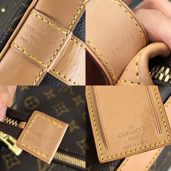 Louis Vuitton Brown and Tan Monogram Cruiser Travel Bag - Picture 8 of 10